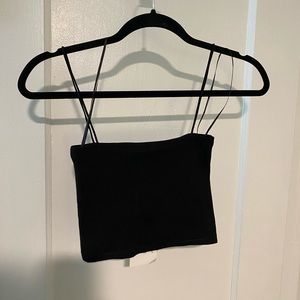 Zara Black rib top